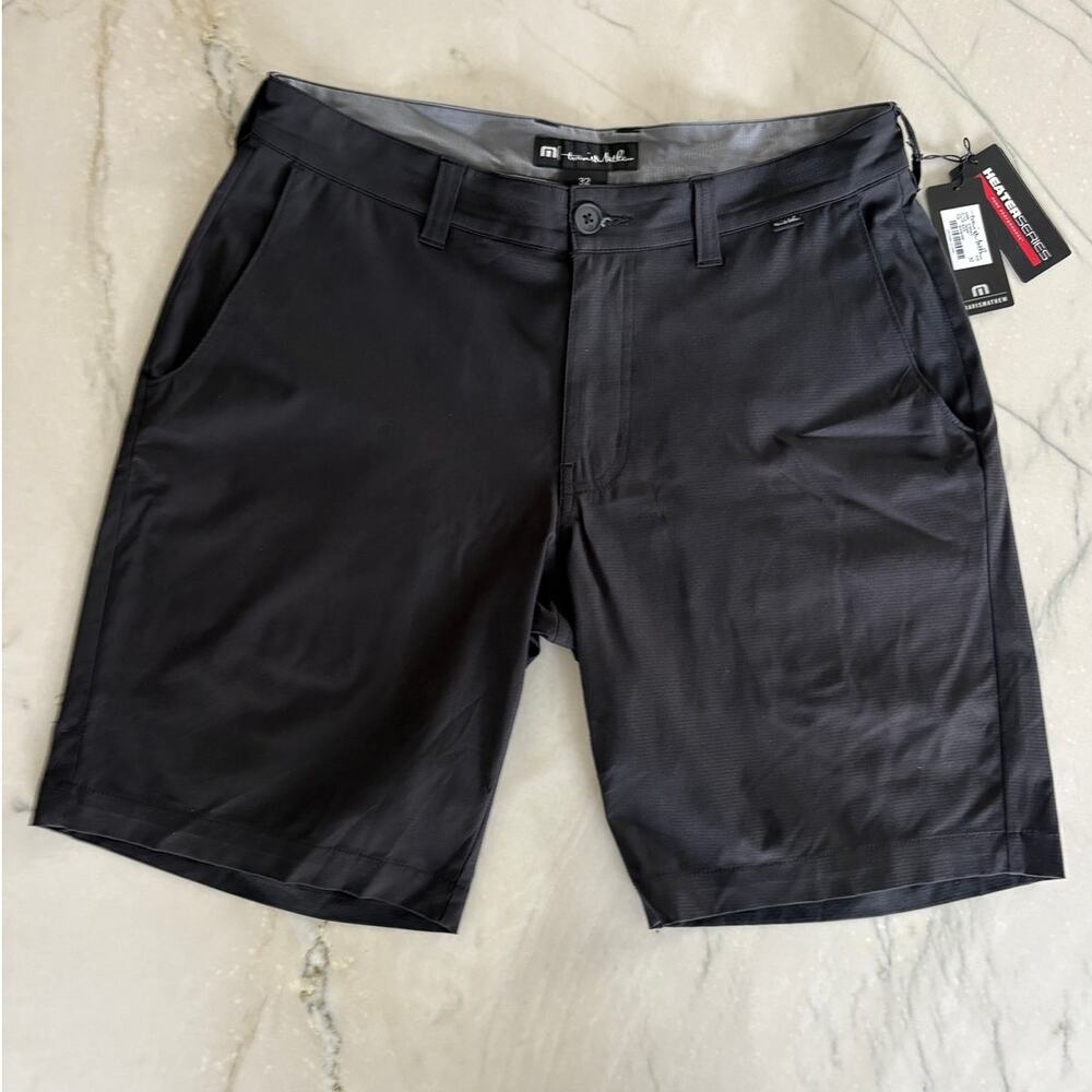 Travis Mathew Starnes Mens Shorts Black Size 32 Golf
